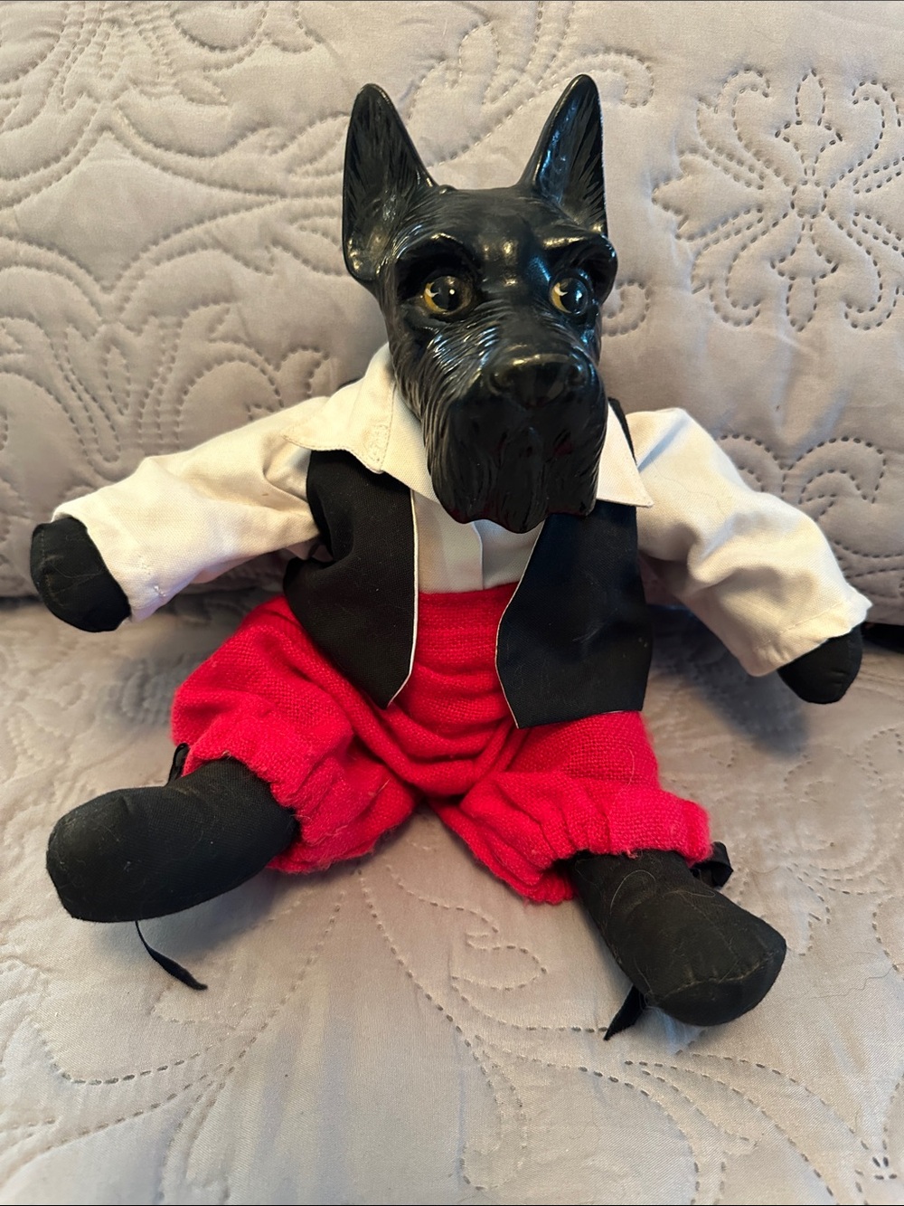 Vintage Orma Black Scottie Dog